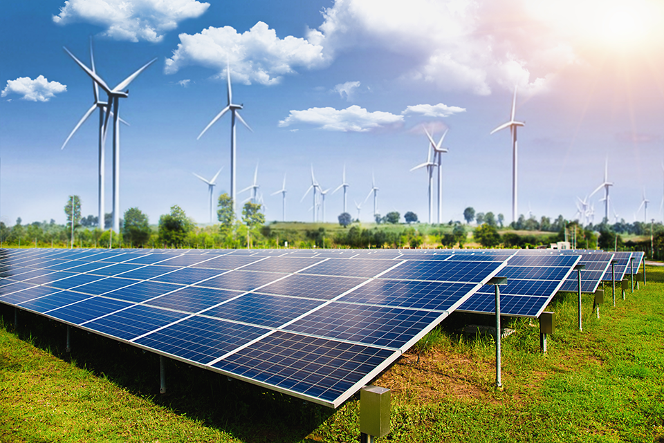solar and wind