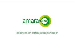 Incidencias con el cableado de comunicaciones
