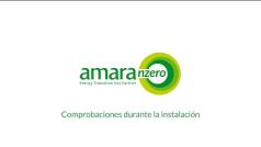 Comprobaciones durante la instalación