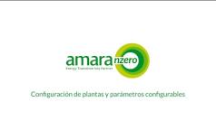 Configuración de plantas y parámetros configurables